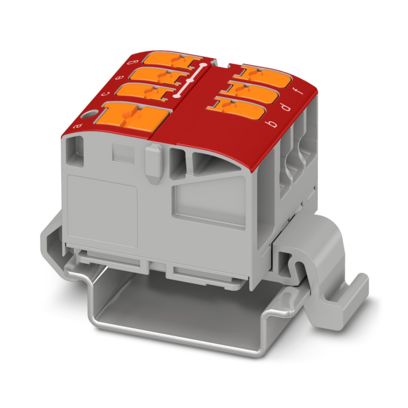 Phoenix Contact - Durchgangs-Reihenklemme Verteilerblock PTVFIX 6/6X2#1019544 − 20 Stück