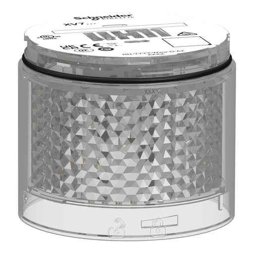 Schneider Electric - Signalsäulenelement, optisch Leuchtelement Blinkl. XVB7C57 Ws Led 24V Acdc