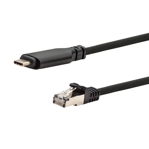 E+P Elektrik - Konfektioniertes A/V-Kabel USB3.2 Ethernetkabel 2m CC 369 USB-C zu RJ45