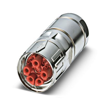 Phoenix Contact - Rundsteckverbinder, feldkonfektionierbar (Industriesteckverbinder) Kabelsteckverbinder SB-8ES6A8A8L33S