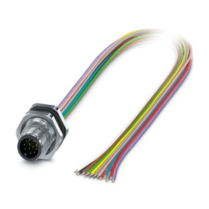 Phoenix Contact - Patchkabel Kupfer Gerätesteckverbinder SACC-DSI-M12#1238894 Hinterwand