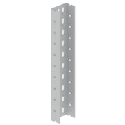Unex - Stiel/Profilschiene Iso. U-Profil aus U23X 66806 gelocht grau 2m − 24 Meter