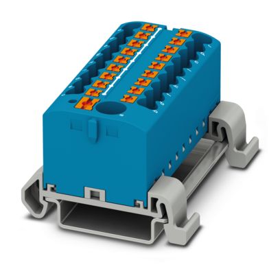 Phoenix Contact - Durchgangs-Reihenklemme Verteilerblock PTFIX 6/18X2#1221446 − 8 Stück