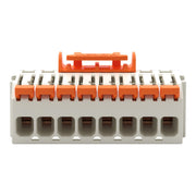 WAGO - Kabelsteckverbinder für Leiterplattensteckverbinder 1-Leiter-Federleiste,Hebel 2734-1108/328-000 PushinCAGECLAMP,lgr − 50 Stück