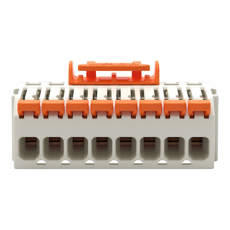 WAGO - Kabelsteckverbinder für Leiterplattensteckverbinder 1-Leiter-Federleiste,Hebel 2734-1108/328-000 PushinCAGECLAMP,lgr − 50 Stück