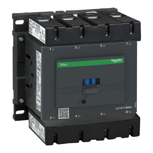 Schneider Electric - Leistungsschütz zum Schalten von Wechselstrom Leistungsschütz LC1D115004Q5 4-polig