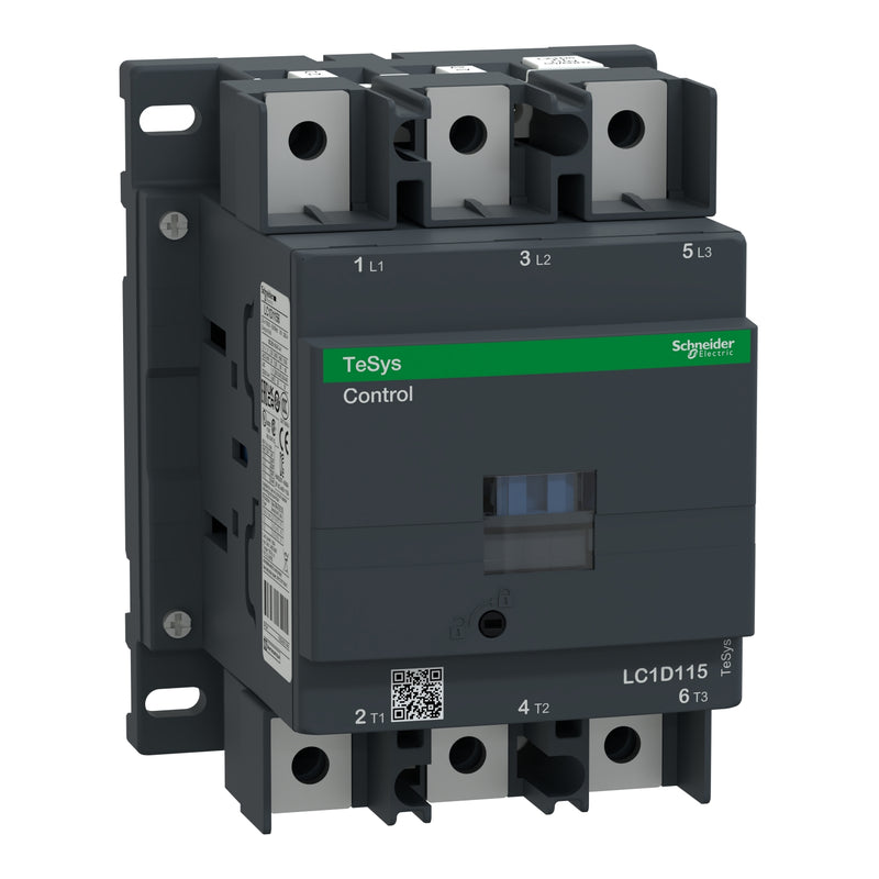 Schneider Electric - Leistungsschütz zum Schalten von Wechselstrom Leistungsschütz LC1D1156P7 3-polig, 1S, 1Ö