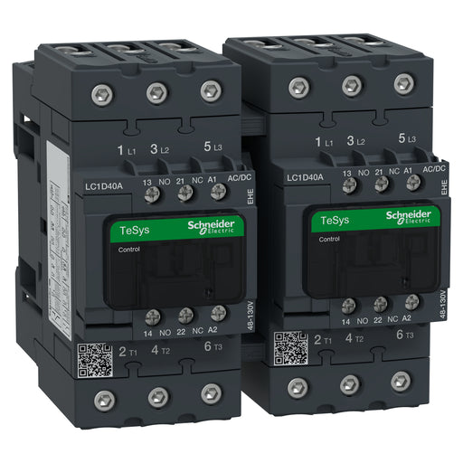 Schneider Electric - Schützkombination Wendeschützkombination LC2D40AEHE 40A,48-130VAC/DC