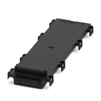 Phoenix Contact - Kabelsteckverbinder für Leiterplattensteckverbinder Tragschienen-Busverbinder HBUS8 107,6-8P-1S BK − 10 Stück