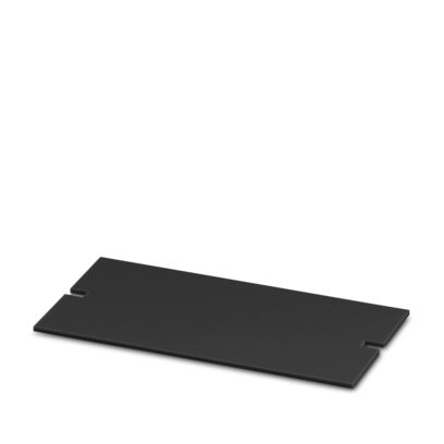 Phoenix Contact - Strangprofil-Aufbaugehäuse Einlegeblende ME MAX 45 PLATE BK − 10 Stück