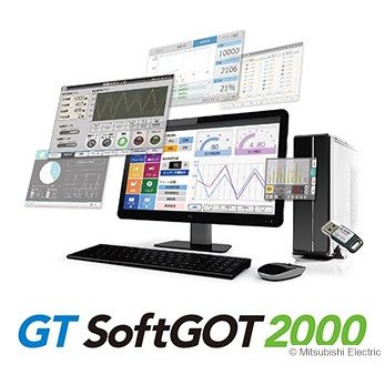 Mitsubishi Electric - Zubehör/Ersatzteile für Niederspannungs-Schalttechnik SoftGOT2000 GT SoftGOT200#277280