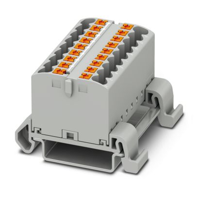 Phoenix Contact - Durchgangs-Reihenklemme Verteilerblock PTFIX 18X2,5#1221479 − 8 Stück