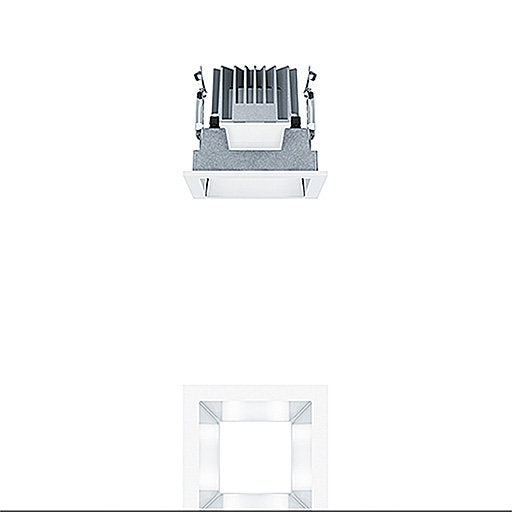 Zumtobel Group - Downlight/Strahler/Flutlicht LED-Deckeneinbauleuchte P-INF Q100 #62909345 940, weiß