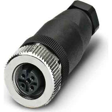 Phoenix Contact - Rundsteckverbinder, feldkonfektionierbar (Industriesteckverbinder) Sensor-/Aktor-Stecker SACC-M12FS- #1662968  − 1 Stück