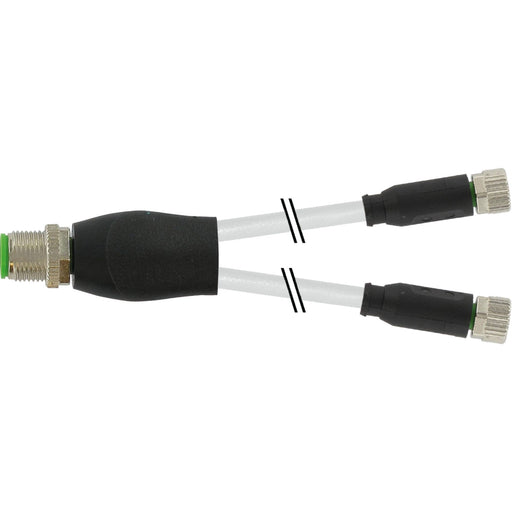 Murrelektronik - Passiver Sensor-/Aktor-Verteiler (mit Leitung) M12-Y-Verteiler 7000-40821-2330250 auf M8 Bu. ger