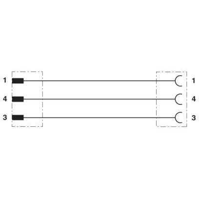 Phoenix Contact - Konfektioniertes Sensor-Aktor-Kabel Sensor-/Aktor-Kabel SAC-3P-M12M #1694091 3-pol.RAL7021 10m