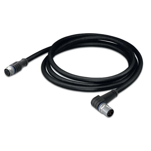 WAGO - Konfektioniertes Sensor-Aktor-Kabel Sensor-/Aktorleitung M12A 756-5402/050-060 Bu.,ax.,M12A-St.,w