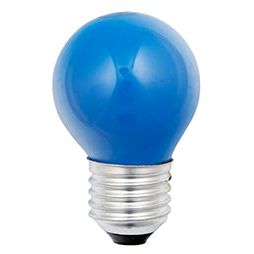 Scharnberger+Hasenbein - Allgebrauchsglühlampe Tropfenform Tropfenlampe 45x69mm 40273 E27 230V 15W blau