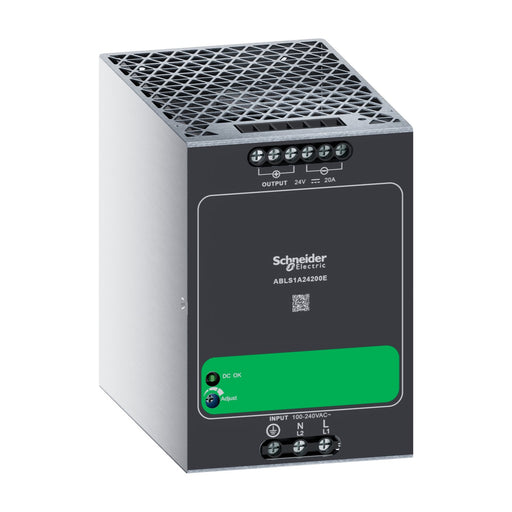Schneider Electric - Gleichstromversorgung Spannungsv. EASY 100-240V ABLS1A24200E 24VDC 20A 1P