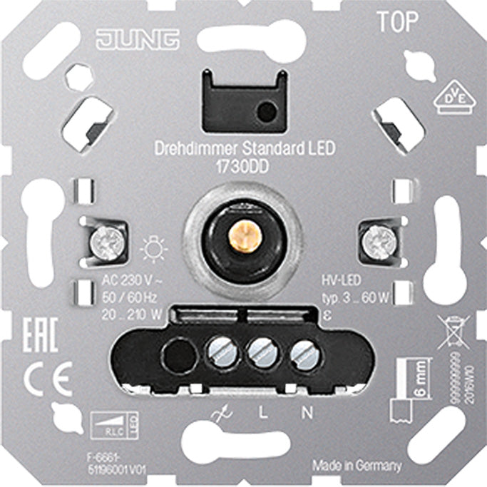 Jung - Dimmer LED-Drehdimmer 1730 DD Standard