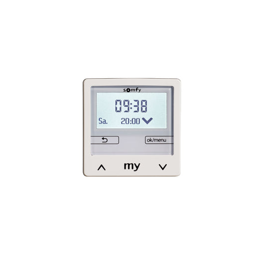 Somfy - Bussystem-Jalousieaktor Chronis Smoove IB+ 1805284 Pure White o. Rahmen − 1 Stück