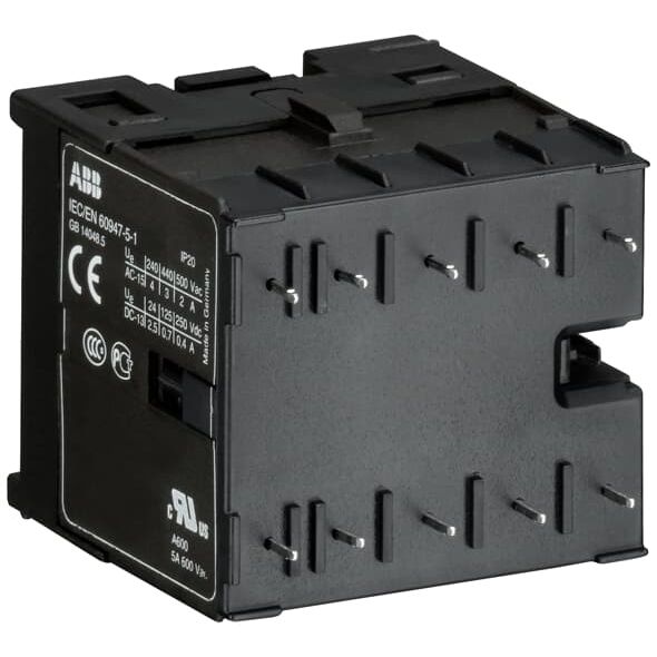 ABB Stotz S&J - Hilfsschütz, Relais Kleinhilfsschütz K6-31Z-P-85 380-415V 40-450Hz