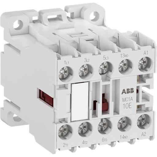 ABB Stotz S&J - Leistungsschütz zum Schalten von Wechselstrom Kleinschütz MC1A310AT1 1S, 24V 50/60Hz