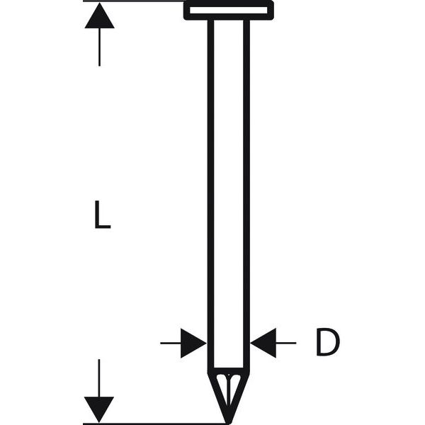 Bosch - Nagel für Nagelgerät Rundkopf-Streifennagel 2608200032(VE4000) SN21RK 60G 2,8 mm 60