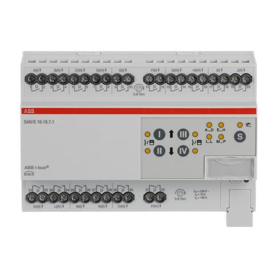ABB Stotz S&J - Bussystem-Schaltaktor Schalt-/Jalousieaktor SAH/S16.16.7.1 16fach 16A, REG