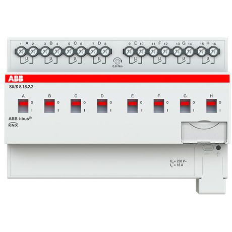 ABB Stotz S&J - Bussystem-Schaltaktor Schaltaktor SA/S8.16.2.2 8fach, 16A, REG