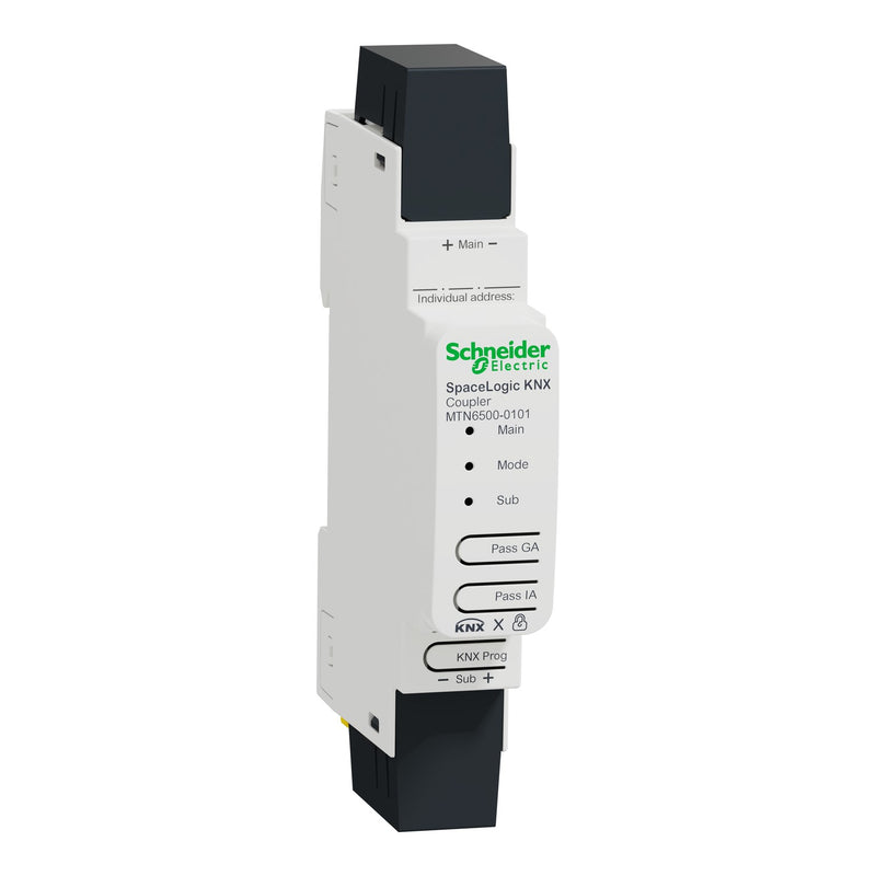 Schneider Electric - Bussystem-Linien-/Bereichskoppler SpaceLogic KNX-Koppler MTN6500-0101 DIN-Schiene − 1 Stück