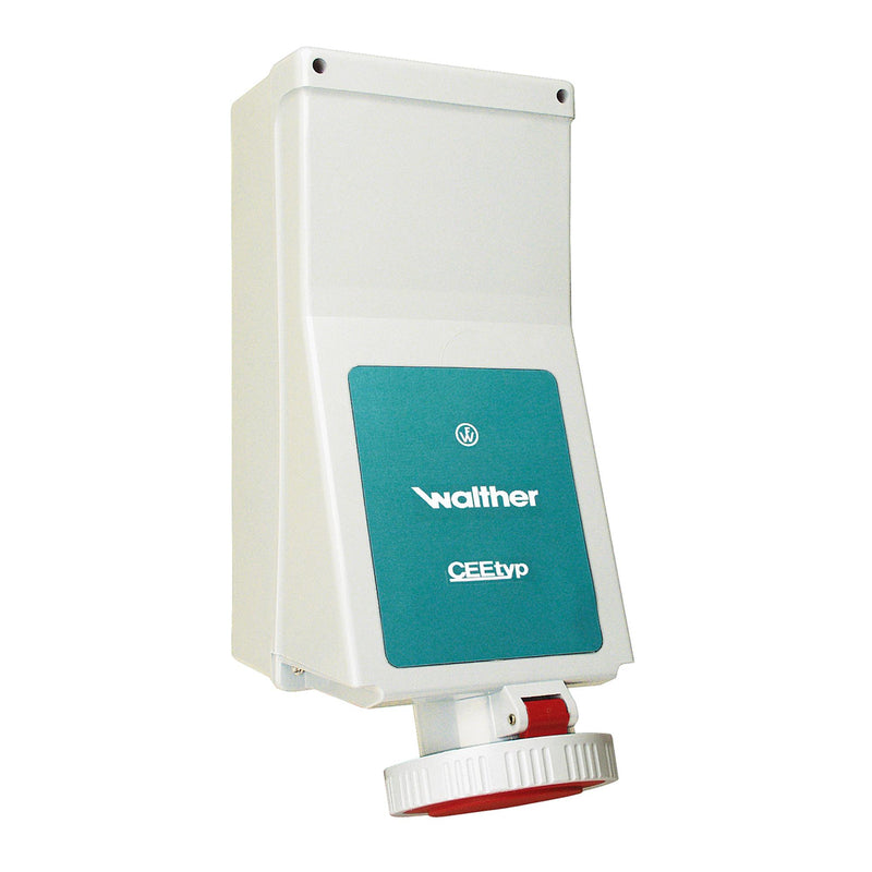 Walther Werke - CEE-Steckdose (IEC 60309) Wandsteckdose 125A 178409 4P 230V 9h IP67 − 1 Stück
