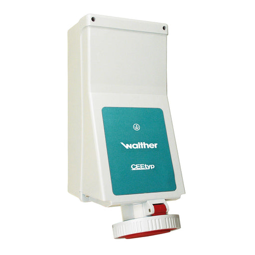 Walther Werke - CEE-Steckdose (IEC 60309) Wandsteckdose 125A 178409 4P 230V 9h IP67 − 1 Stück