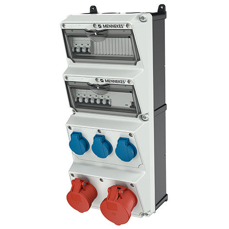 Mennekes - CEE-Steckdosen-Kombination (IEC 60309) AMAXX Steckdosen-Kombi 940080 IP44