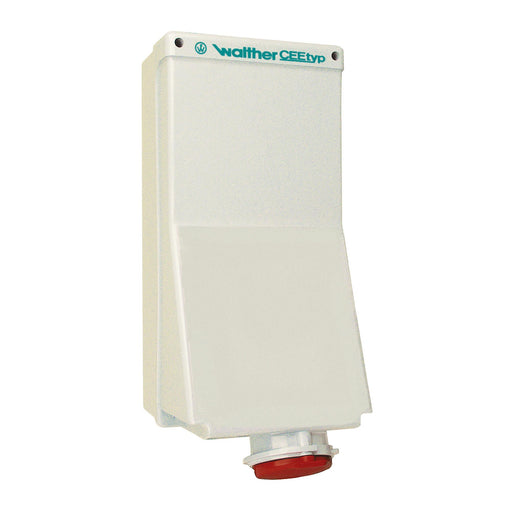 Walther Werke - CEE-Steckdose abschaltbar, abgesichert (IEC 60309) Wandsteckdose AJ160504PV 63A 5P 4h