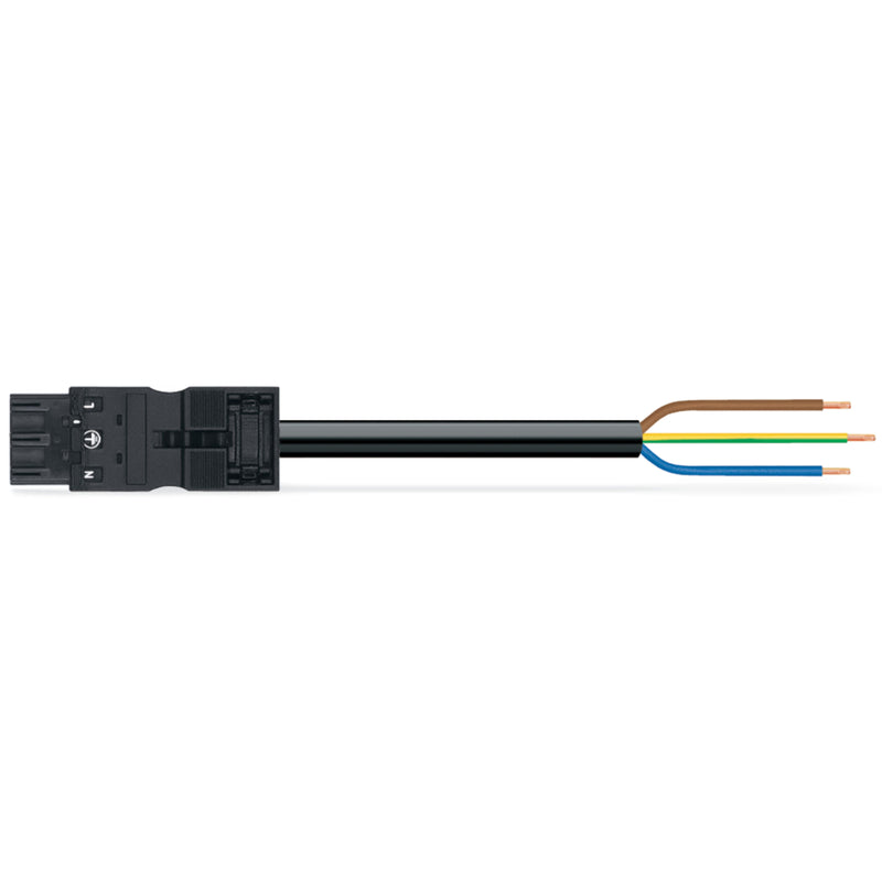 WAGO - Konfektionierte Leitung für steckbare Gebäudeinstallation konfekt. Anschlussleitung 771-6993/216-702 Eca,Stecker
