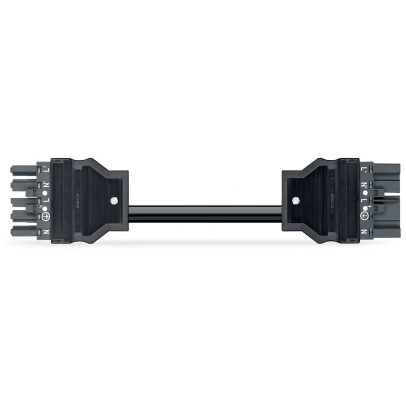 WAGO - Konfektionierte Leitung für steckbare Gebäudeinstallation konfekt.Verbindungsleitung 771-8985/016-303 Eca,Buchse Stecker
