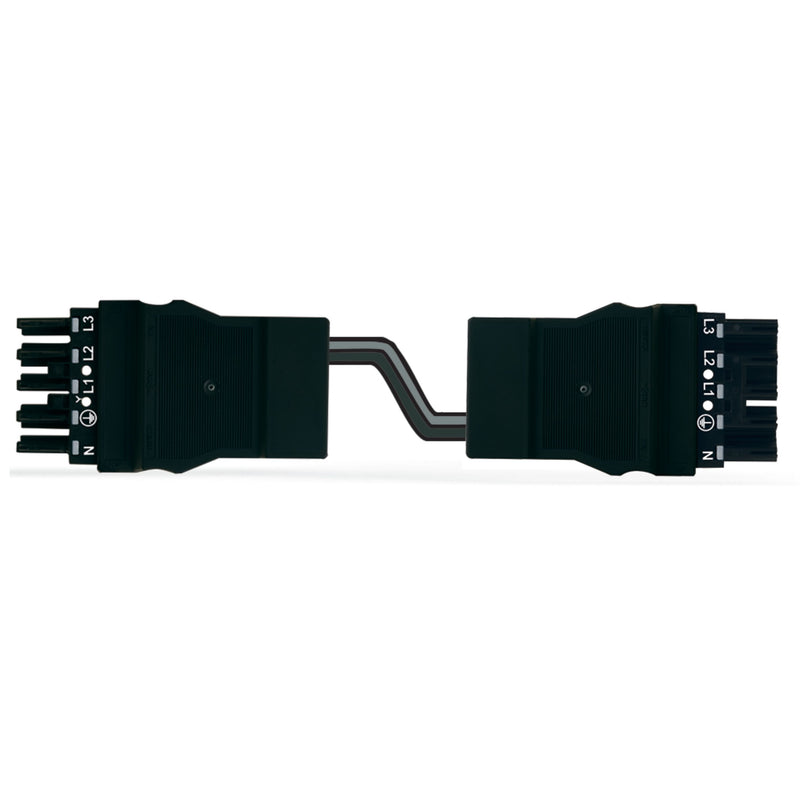 WAGO - Konfektionierte Leitung für steckbare Gebäudeinstallation konfekt.Verbindungsleitung 771-8995/018-501 Eca,Buchse Stecker