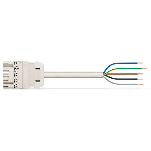 WAGO - Konfektionierte Leitung für steckbare Gebäudeinstallation konfekt. Anschlussleitung 771-9995/216-802 Eca,Stecker