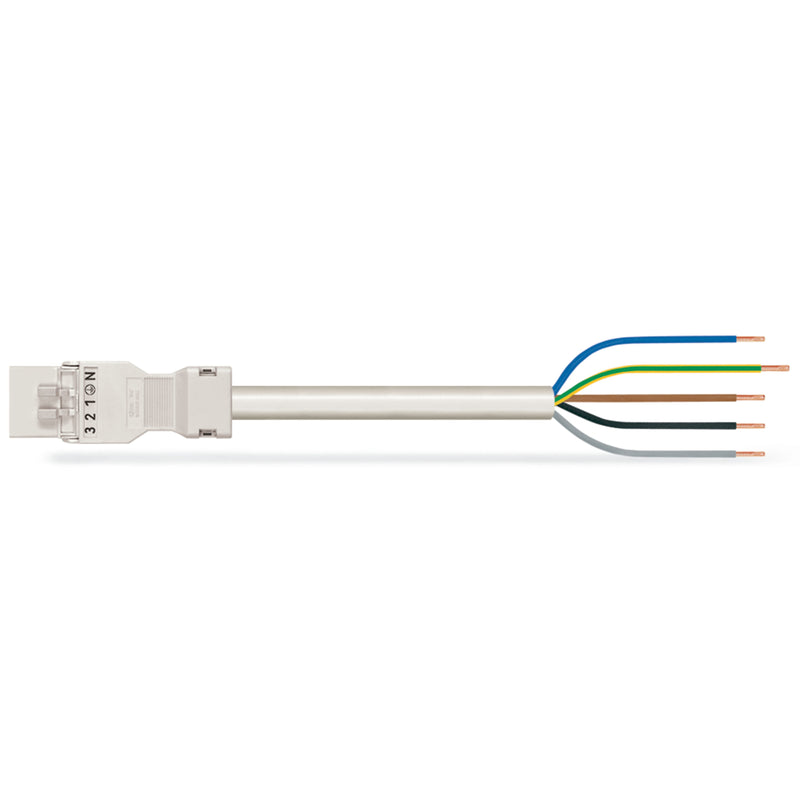 WAGO - Konfektionierte Leitung für steckbare Gebäudeinstallation konfekt. Anschlussleitung 891-8995/216-602 Eca,Stecker