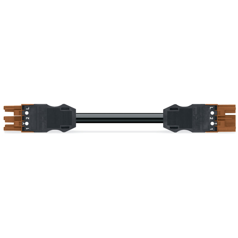 WAGO - Konfektionierte Leitung für steckbare Gebäudeinstallation konfekt.Verbindungsleitung 771-9273/016-805 B2ca,Buchse Stecker