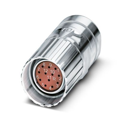 Phoenix Contact - Rundsteckverbinder, feldkonfektionierbar (Industriesteckverbinder) Kabelsteckverbinder CA-12F2N8A85DUX − 1 Stück