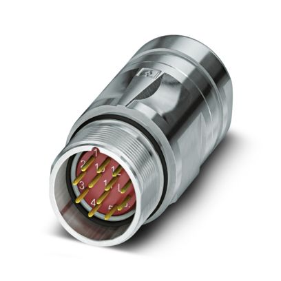 Phoenix Contact - Rundsteckverbinder, feldkonfektionierbar (Industriesteckverbinder) Kupplungssteckverbinder CA-12M2N8A95DUX − 1 Stück