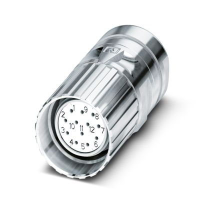 Phoenix Contact - Rundsteckverbinder, feldkonfektionierbar (Industriesteckverbinder) Kabelsteckverbinder CA-12S1N1280DNX − 1 Stück