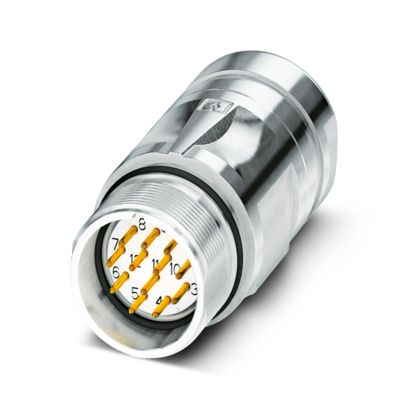 Phoenix Contact - Rundsteckverbinder, feldkonfektionierbar (Industriesteckverbinder) Kupplungssteckverbinder CA-17P1N129007X