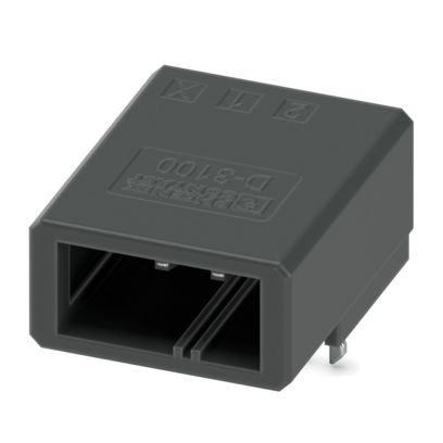 Phoenix Contact - Leiterplattensteckverbinder Leiterplatten-Grundleiste D31H 2,2/ 2-H-3,81-X − 100 Stück