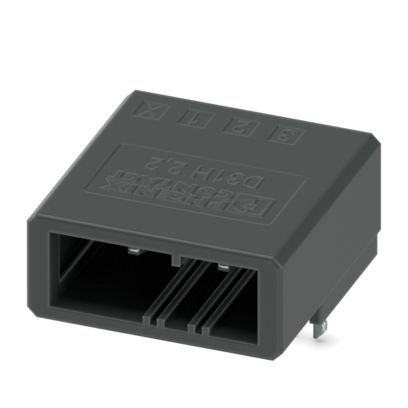 Phoenix Contact - Leiterplattensteckverbinder Leiterplatten-Grundleiste D31H 2,2/ 3-H-3,81-X − 100 Stück