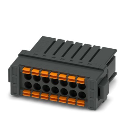 Phoenix Contact - Kabelsteckverbinder für Leiterplattensteckverbinder Leiterplattenstecker DD31PS 1,5/14-3,81-X − 50 Stück