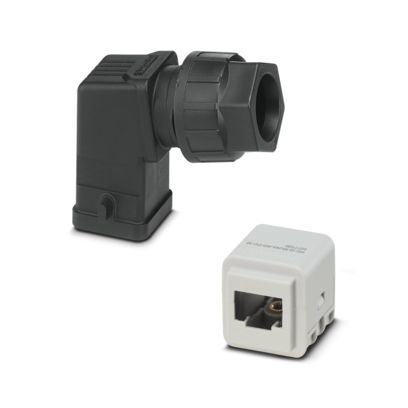 Phoenix Contact - Rechtecksteckverbinder, Set (Industriesteckverbinder) Steckverbinder-Set HC-STA-RJ45P#1249558