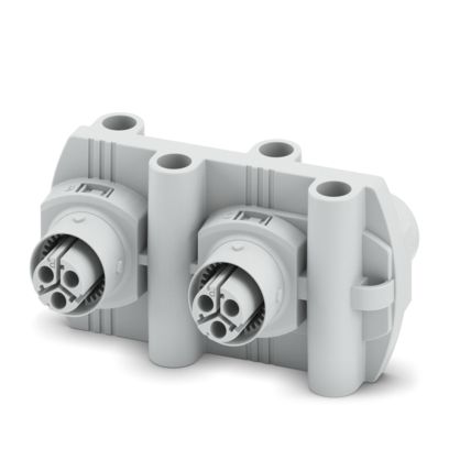 Phoenix Contact - Kompaktverteiler für steckbare Gebäudeinstallation H-Verteiler IPD H 3P2,5 GY